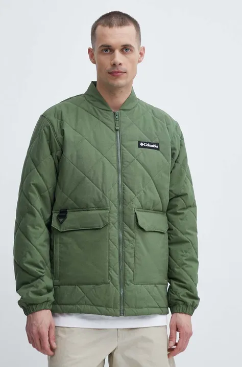 Columbia rövid kabát Rad Padded férfi, zöld, átmeneti, 2071251