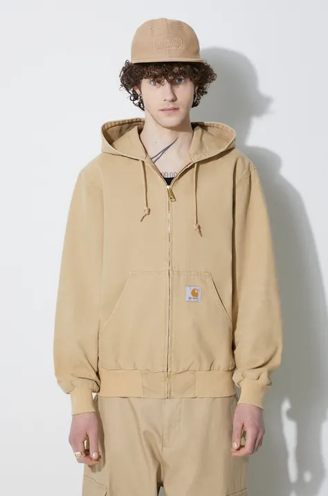 Carhartt WIP giacca in cotone Active Jacket colore beige  I032939.1YH3K