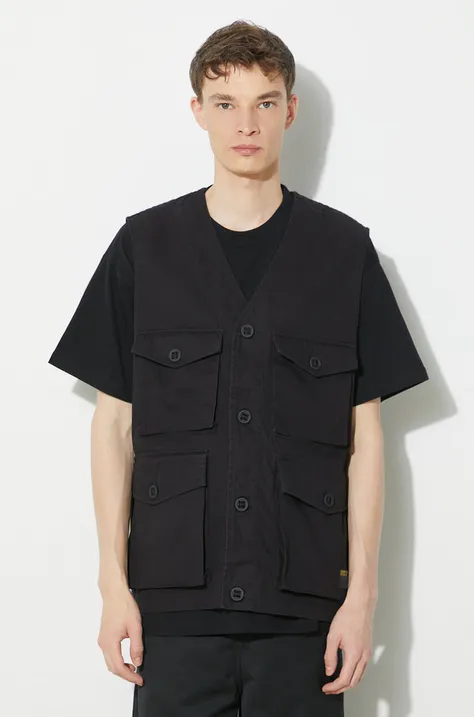 Елек Carhartt WIP Unity Vest мъжки в черно преходен модел I032980.894G