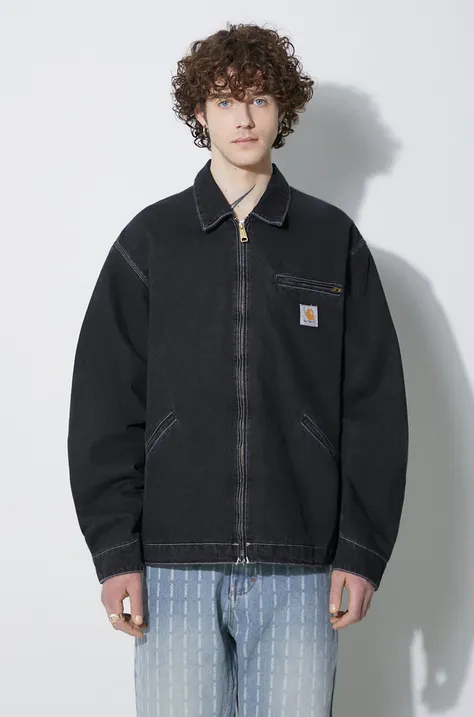 Carhartt WIP giacca di jeans OG Detroit Jacket uomo colore nero  I033039.8906