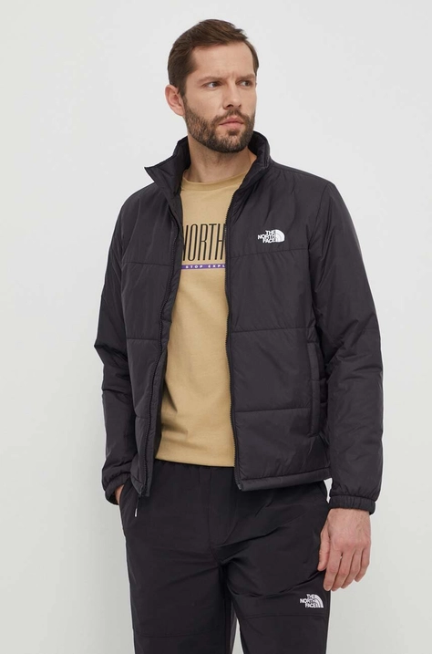 The North Face rövid kabát GOSEI PUFFER férfi, fekete, téli, NF0A8795JK31