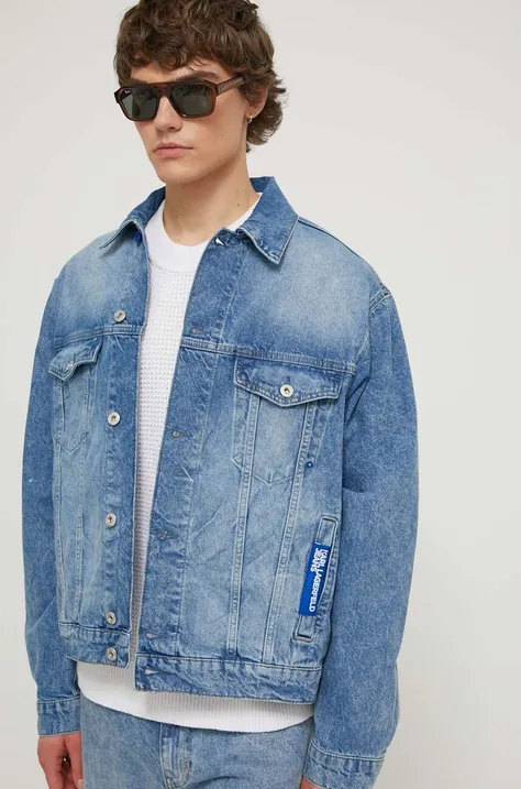 Джинсова куртка Karl Lagerfeld Jeans чоловіча перехідна oversize
