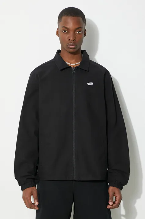 Vans giacca reversibile Premium Standards Reversible Station Jacket LX uomo colore nero  VN000GVZBLK1