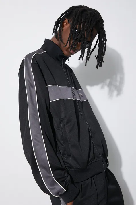 Кофта AMBUSH Track Jacket Tap мужская цвет чёрный узор BMBD003S24JER