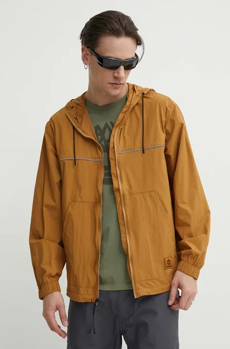 Куртка Timberland чоловіча колір коричневий перехідна TB0A5REXP471