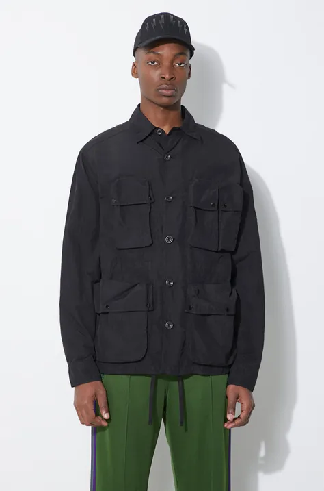 Куртка C.P. Company Flatt Nylon Utility мужская цвет чёрный переходная 16CMOS015A005991G