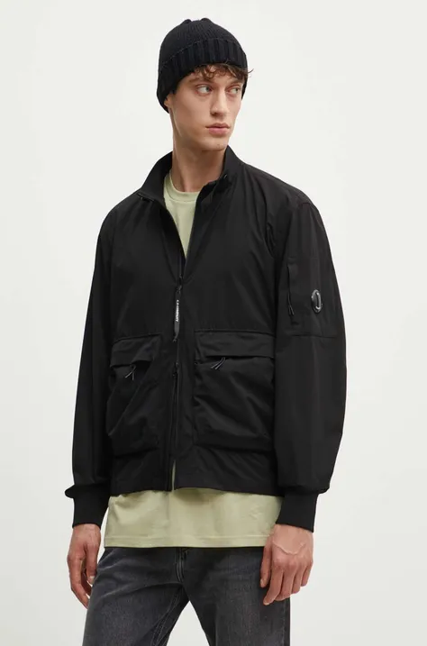 Куртка C.P. Company Pro-Tek Bomber мужская цвет чёрный переходная 16CMOW010A004117A
