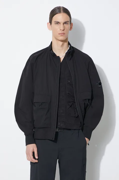 C.P. Company jacket Pro-Tek Bomber men's black color 16CMOW010A004117A