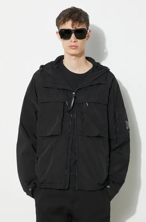 Куртка C.P. Company Chrome-R Hooded чоловіча колір чорний перехідна oversize 16CMOW036A005904G