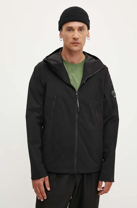 Куртка C.P. Company Pro-Tek Hooded мужская цвет чёрный переходная oversize 16CMOW403A004117A