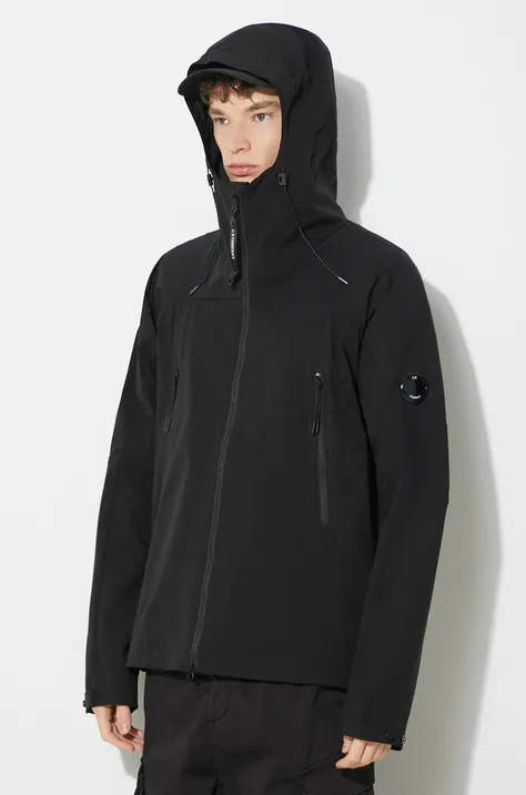 Куртка C.P. Company Pro-Tek Hooded чоловіча колір чорний перехідна oversize 16CMOW403A004117A