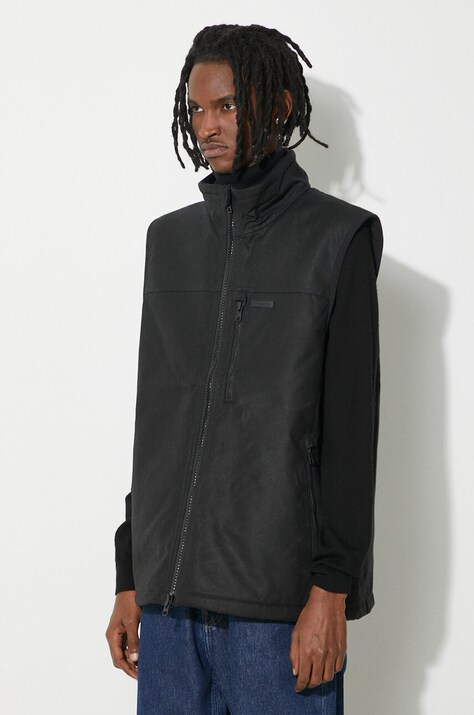 Filson vest Tin Cloth Primaloft Vest men’s black color FMGIL0041