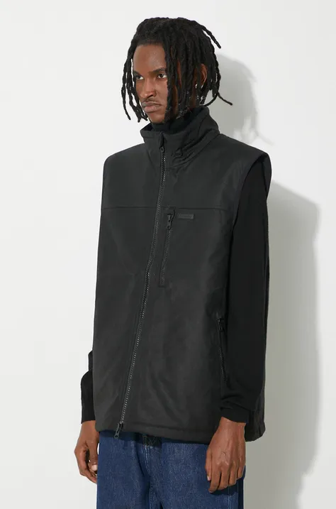 Filson vest Tin Cloth Primaloft Vest men’s black color FMGIL0041