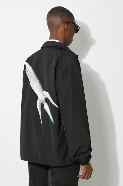 Billionaire Boys Club geaca Rocket Coach Jacket barbati, culoarea negru, de tranzitie, B24108