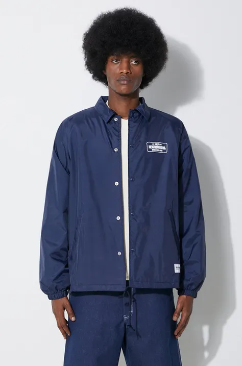 Куртка NEIGHBORHOOD Windbreaker Jacket-2 чоловіча колір синій перехідна oversize 241TSNH.JKM06