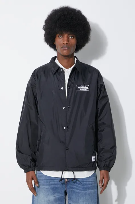 Куртка NEIGHBORHOOD Windbreaker Jacket-2 чоловіча колір чорний перехідна oversize 241TSNH.JKM06