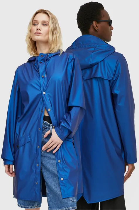 Яке Rains 12020 Jackets в синьо преходен модел