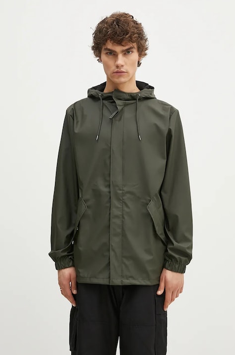 Bunda Rains 18010 Jackets zelená farba, prechodná