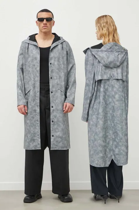 Куртка Rains 18360 Jackets колір сірий перехідна