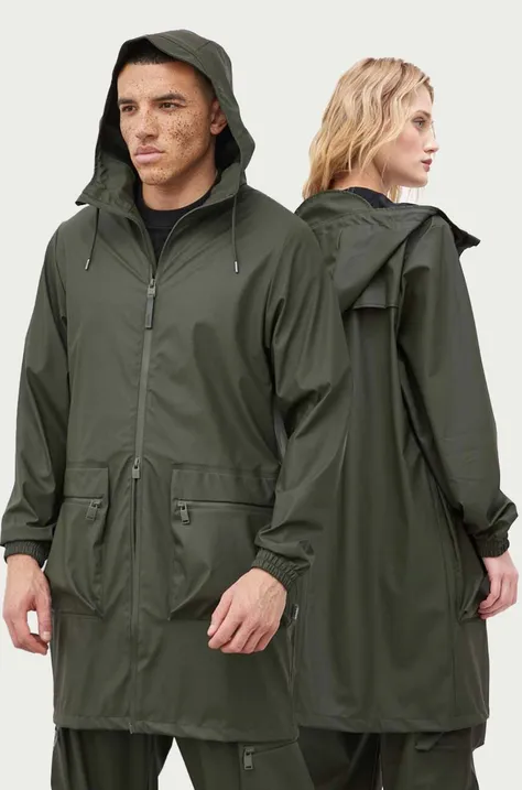 Rains giacca 19850 Jackets colore verde