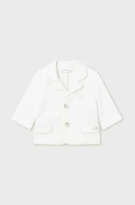 Піджак для малюків Mayoral Newborn колір білий