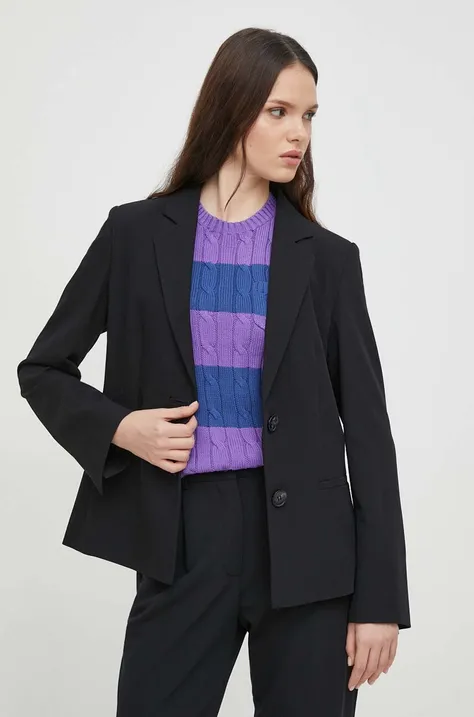 Пиджак Sisley цвет чёрный однобортный однотонная