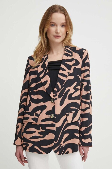 Піджак Sisley однобортний візерунок