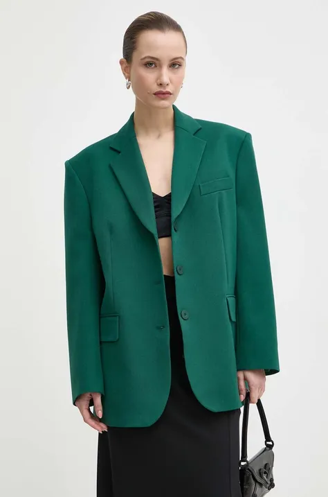 Пиджак La Mania BIGGIE цвет зелёный однобортный однотонная BIGGIE.