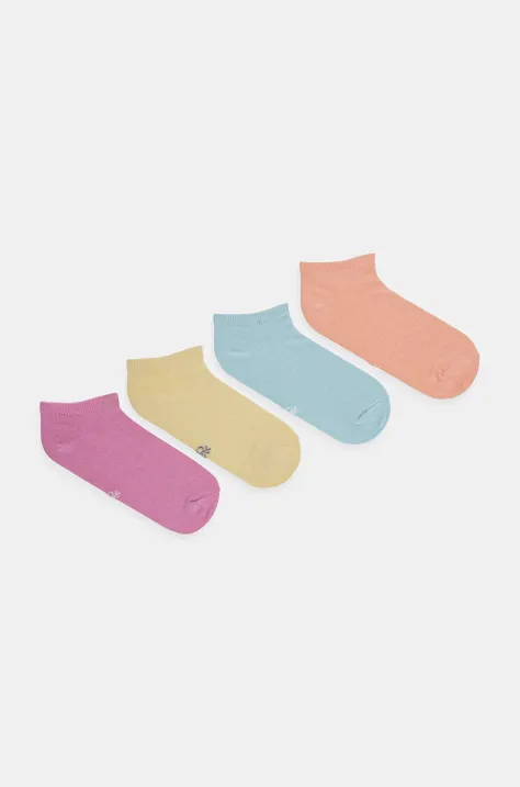 United Colors of Benetton skarpetki dziecięce 4-pack kolor multicolor