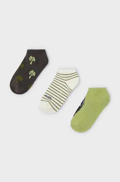 Dječje čarape Mayoral 3-pack boja: zelena