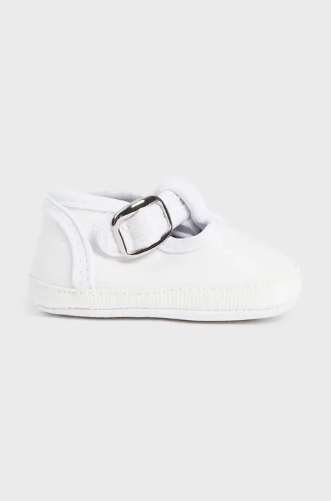 Βρεφικά παπούτσια Mayoral Newborn χρώμα: άσπρο