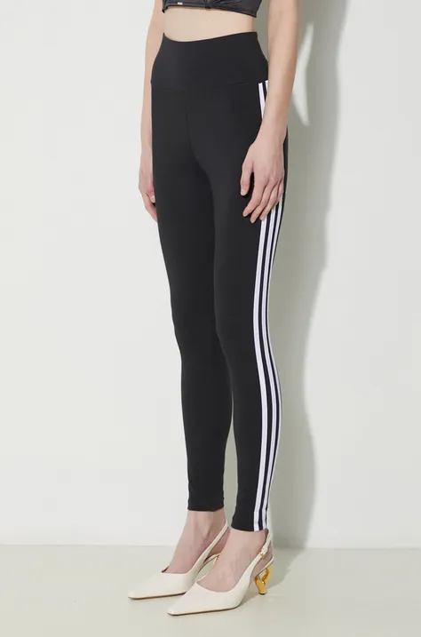 adidas Originals leggings 3-Stripe Leggings women's black color IP2968