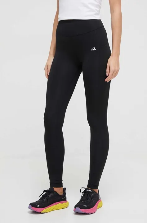 adidas Performance colanți de antrenament Optime culoarea negru, uni IQ2688