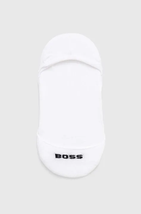 Шкарпетки BOSS 2-pack жіночі колір білий