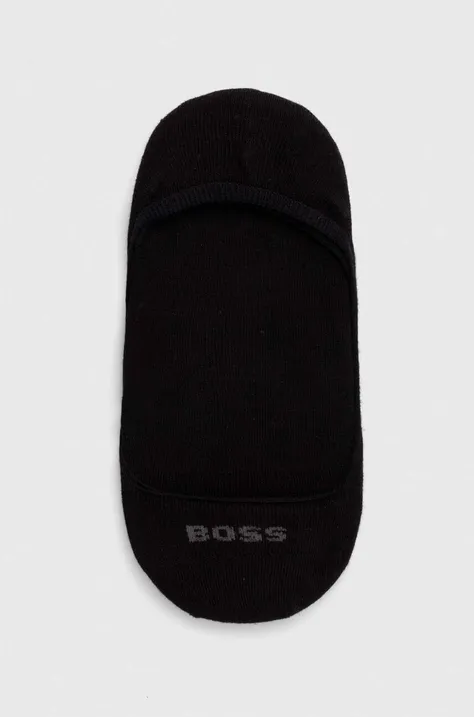Ponožky BOSS 2-pack dámské, černá barva, 50510770