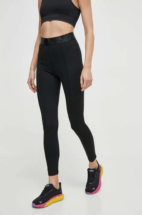 EA7 Emporio Armani legging fekete, női, sima