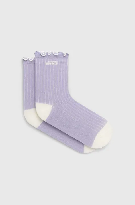 Ponožky Vans dámske, fialová farba