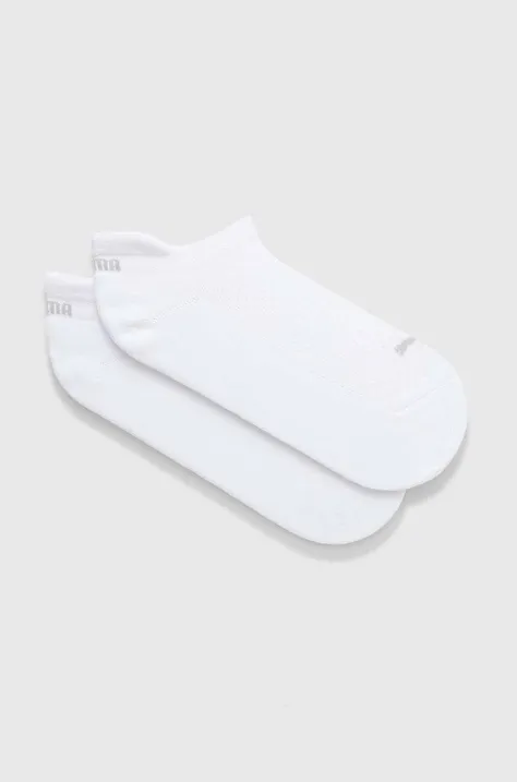 Ponožky Puma 2-pak dámske, biela farba, 938382