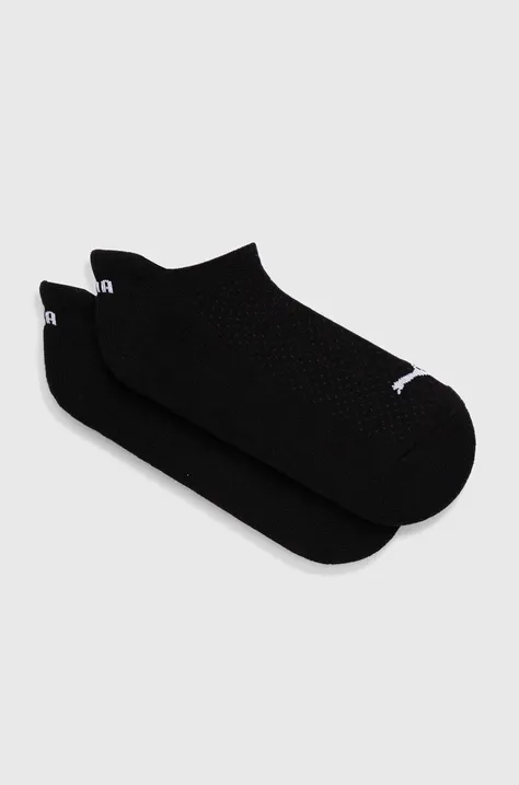 Ponožky Puma 2-pak dámske, čierna farba, 938382