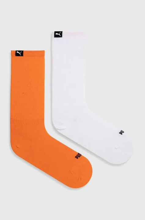 Шкарпетки Puma 2-pack жіночі колір помаранчевий 938384