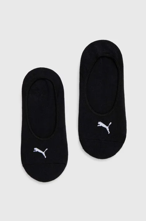 Ponožky Puma 2-pack dámské, černá barva, 938397