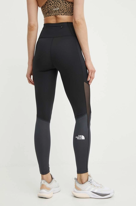 The North Face legginsy sportowe damskie kolor czarny wzorzyste NF0A87K1KT01