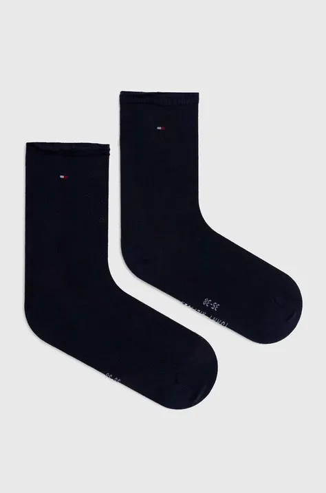 Κάλτσες Tommy Hilfiger 2-pack χρώμα: ναυτικό μπλε 701227301