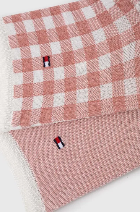 Шкарпетки Tommy Hilfiger 2-pack жіночі колір рожевий 701227305