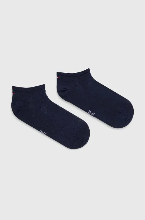 Шкарпетки Tommy Hilfiger 2-pack жіночі колір синій