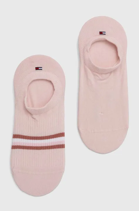 Носки Tommy Hilfiger 2 шт женские цвет розовый
