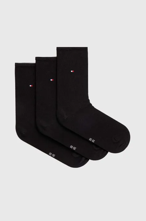 Čarape Tommy Hilfiger 6-pack za žene, boja: crna, 701229980
