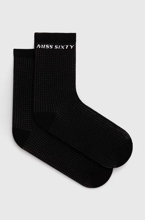 Miss Sixty zokni OJ8560 SOCKS fekete, női, 6L2OJ8560000