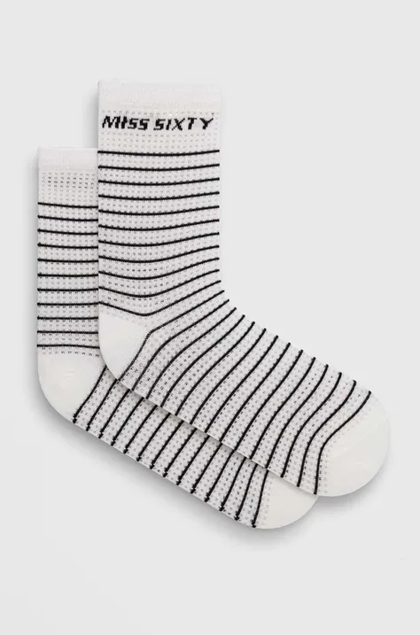 Κάλτσες Miss Sixty OJ8570 χρώμα: άσπρο, 6L2OJ8570000