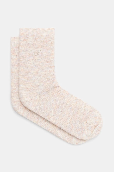 Чорапи Calvin Klein в розово 701230616